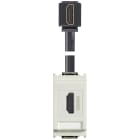 VIMAR SPA - VIW16334.H.B PRESA HDMI 2.1B CON CAVO 90° BIANCO