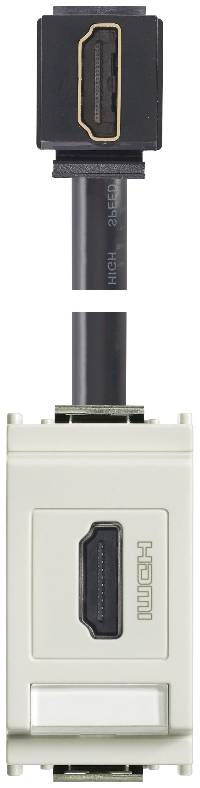 VIMAR SPA - VIW16334.H.B PRESA HDMI 2.1B CON CAVO 90° BIANCO
