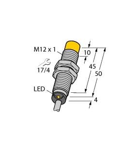 TURCK BANNER SRL - TUK1634805 NI10U-M12-AP6X