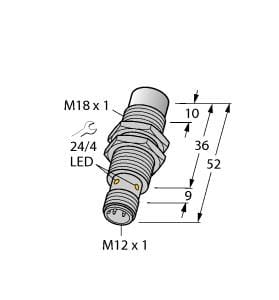 TURCK BANNER SRL - TUK1634835 NI15U-EM18WD-AN6X-H1141