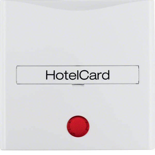 BERKER - BRK16408989 Hotelcards m Druck u rot Ls S.1/B.x pw