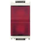 VIMAR SPA - VIW16433.R.B Spia prismatica diffusore rosso bianco