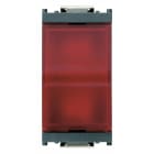 VIMAR SPA - VIW16433.R SPIA PRISMATICA DIFFUSORE ROSSO GRIGIO