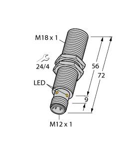 TURCK BANNER SRL - TUK1644735 BI8U-M18E-AP6X-H1141