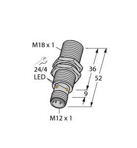 TURCK BANNER SRL - TUK1644844 BI10U-M18-VP6X-H1141