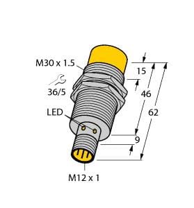 TURCK BANNER SRL - TUK1646631 NI30U-M30-AP6X-H1141