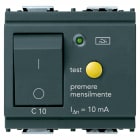VIMAR SPA - VIW16511.10 INTERRUTTORE MTDIFF.1P+N C10 10MA GRIGIO