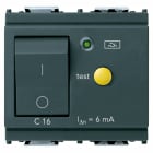VIMAR SPA - VIW16511.16.6 Interruttore MTDiff.1P+N C16 6mA grigio