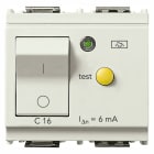 VIMAR SPA - VIW16511.16.6.B Interruttore MTDiff.1P+N C16 6mA bianco