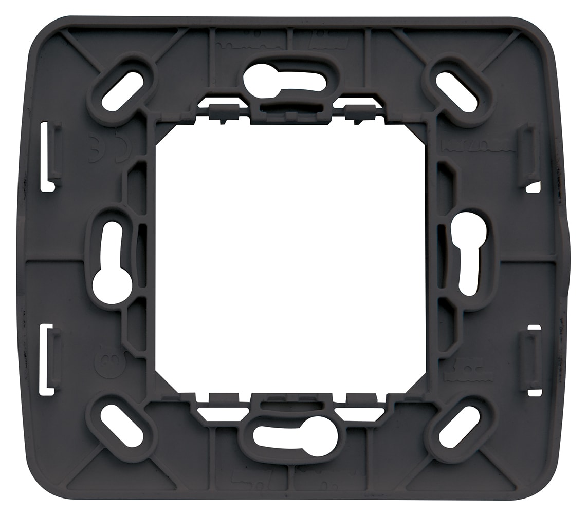 VIMAR SPA - VIW16527.RN SUPPORTO RADIO PLACCA ROND 2M GRIGIO