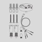 ARCLUCE SPA - ACL1099720X-11 KIT SOSPENSIONE+ROSONE 5POLI THETA BIA