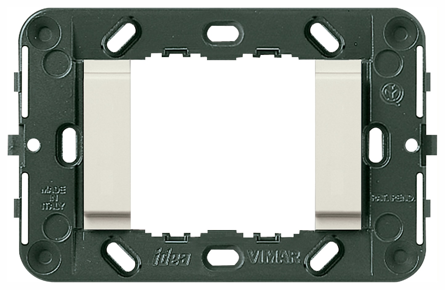 VIMAR SPA - VIW16722.L.B SUPPORTO 2M LISCIO SCAT.INC.3M BIANCO