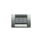 VIMAR SPA - VIW16733.36 PLACCA CLASSICA 3M CROMO
