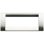 VIMAR SPA - VIW16736.34 PLACCA CLASSICA 6M NICHEL SPAZZOLATO
