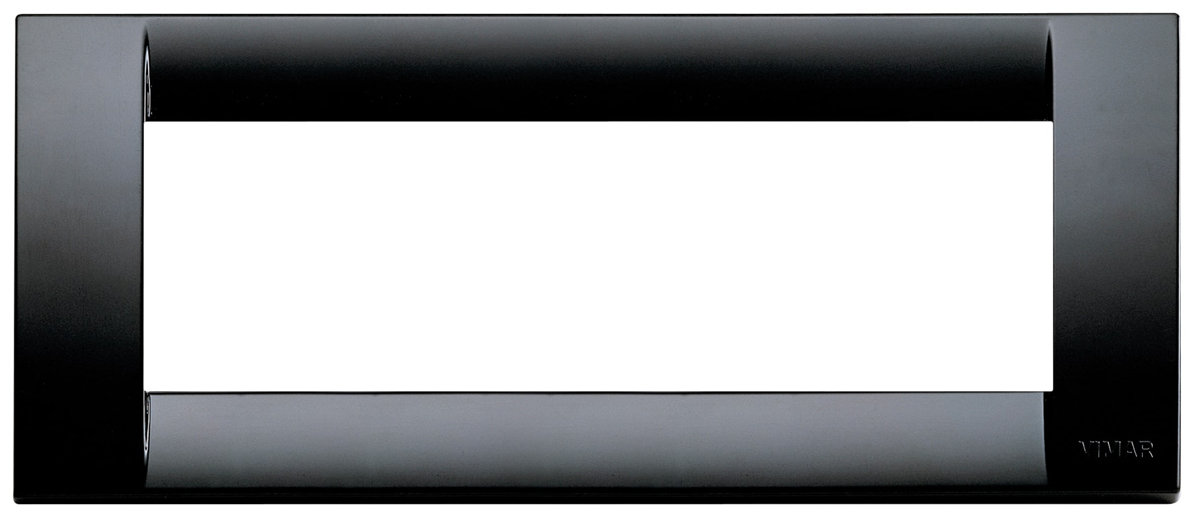 VIMAR SPA - VIW16746.16 PLACCA CLASSICA 6M NERO