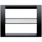 VIMAR SPA - VIW16748.16 PLACCA CLASSICA 12M NERO