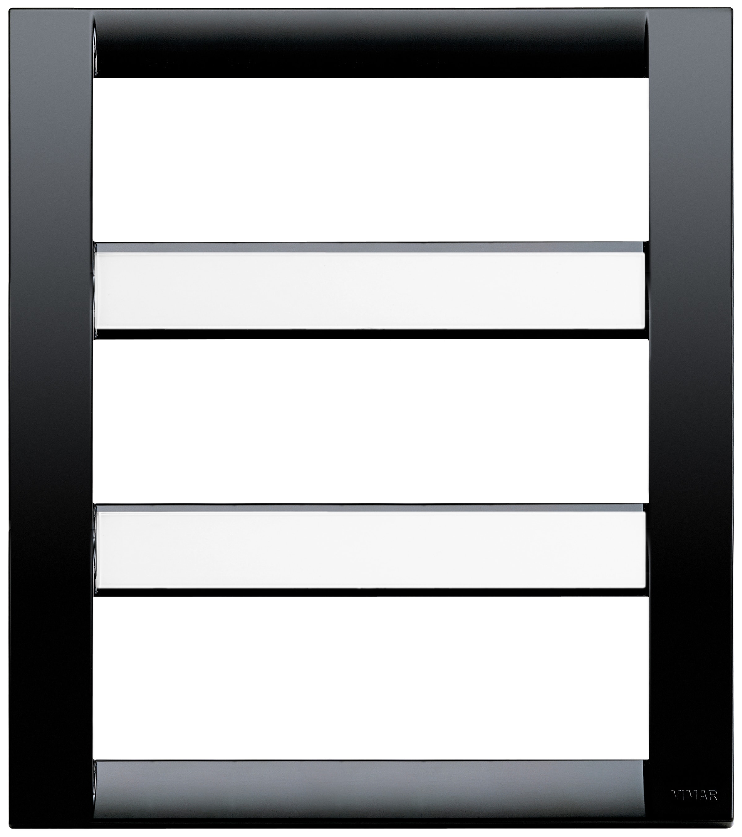 VIMAR SPA - VIW16749.16 PLACCA CLASSICA 18M NERO