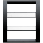 VIMAR SPA - VIW16749.16 PLACCA CLASSICA 18M NERO