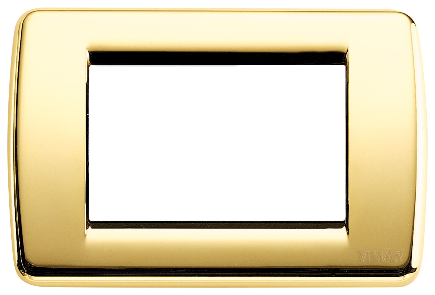 VIMAR SPA - VIW16753.32 PLACCA RONDO 3M ORO LUCIDO