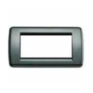 VIMAR SPA - VIW16754.23 PLACCA RONDO 4M ANTRACITE METALL.