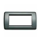 VIMAR SPA - VIW16754.23 PLACCA RONDO 4M ANTRACITE METALL.