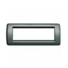 VIMAR SPA - VIW16756.23 PLACCA RONDO 6M ANTRACITE METALL.