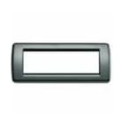 VIMAR SPA - VIW16756.23 PLACCA RONDO 6M ANTRACITE METALL.