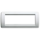 VIMAR SPA - VIW16756.21 PLACCA RONDO 6M ARGENTO METALL.