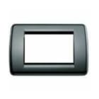 VIMAR SPA - VIW16763.16 Placca Rondò 3M nero