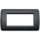 VIMAR SPA - VIW16764.16 PLACCA ROND 4M NERO