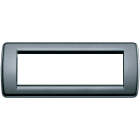 VIMAR SPA - VIW16766.15 PLACCA RONDO 6M GRIGIO GRAFITE