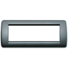 VIMAR SPA - VIW16766.16 PLACCA RONDO 6M NERO