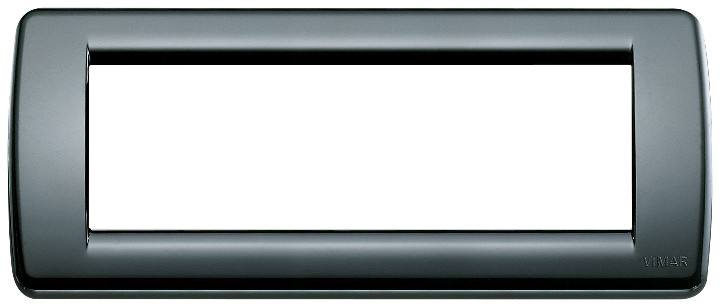 VIMAR SPA - VIW16766.16 PLACCA RONDO 6M NERO