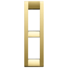 VIMAR SPA - VIW16782.32 PLACCA CLASSICA 2M PANN.ORO LUCIDO