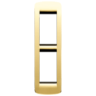 VIMAR SPA - VIW16784.32 PLACCA RONDO 2M PANN.ORO LUCIDO