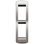 VIMAR SPA - VIW16784.34 PLACCA ROND 2M PANN.NICHEL SPAZZ.