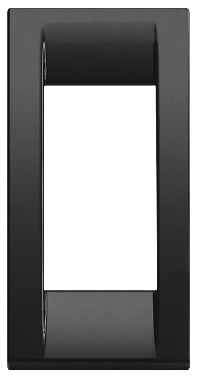 VIMAR SPA - VIW16786.16 PLACCA CLASSICA 1M PANN.NERO