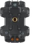 BERKER - BRK1680 GRUPPO LED + MORSETTO N X INT.DOPP NERO