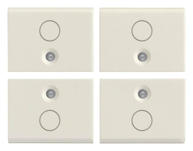 VIMAR SPA - VIW16841.0.B Quattro mezzi tasti 1M simbolo O bianco