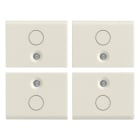 VIMAR SPA - VIW16841.0.B Quattro mezzi tasti 1M simbolo O bianco