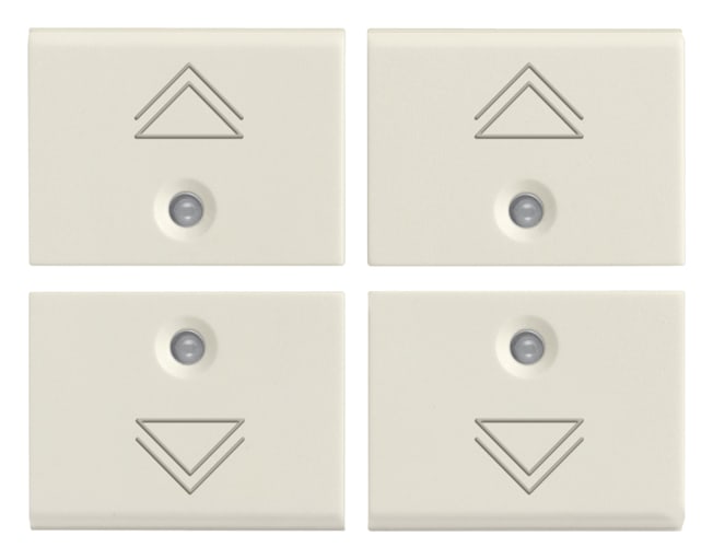 VIMAR SPA - VIW16841.4.B Quattro mezzi tasti 1M dimmer bianco