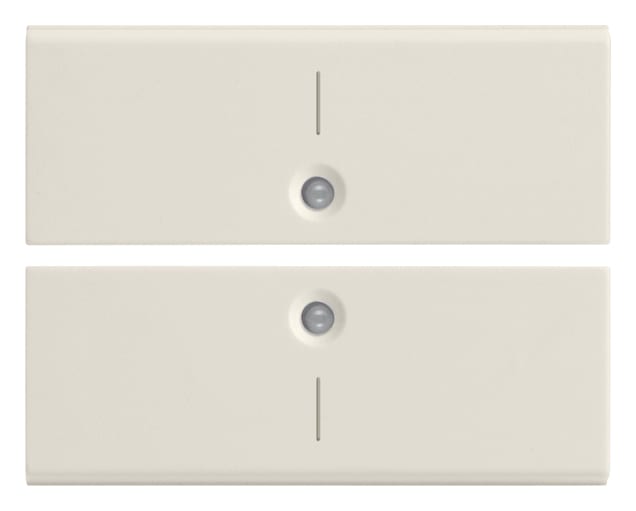 VIMAR SPA - VIW16842.1.B Due mezzi tasti 2M simbolo I bianco
