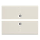 VIMAR SPA - VIW16842.1.B Due mezzi tasti 2M simbolo I bianco