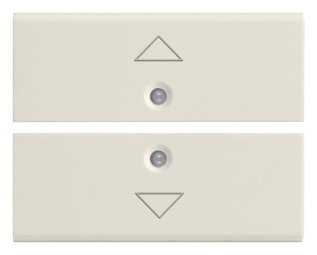 VIMAR SPA - VIW16842.3.B Due mezzi tasti 2M simb. freccia bianco