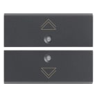 VIMAR SPA - VIW16842.4 Due mezzi tasti 2M dimmer grigio