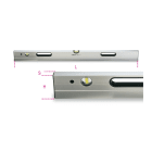 BM SPA - BMM016960430 Stadie in alluminio con impugnature a 2 fiale infrangibili