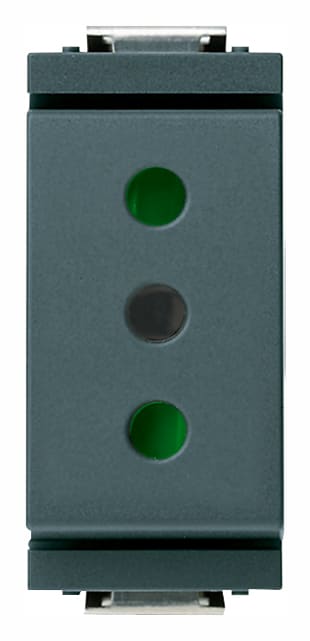 VIMAR SPA - VIW17031 PRESA 2P+T 10A P11 GRIGIO