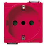 VIMAR SPA - VIW17039.R PRESA 2P+T 16A P30 ROSSO
