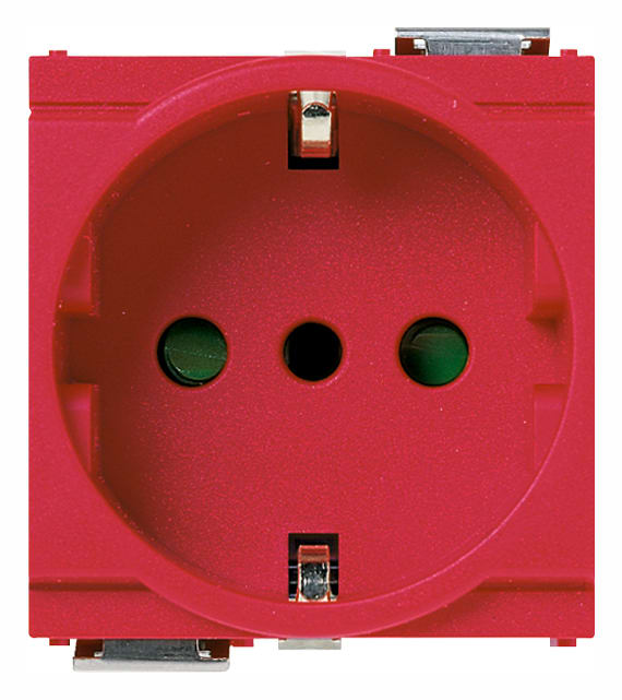 VIMAR SPA - VIW17039.R PRESA 2P+T 16A P30 ROSSO