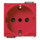 VIMAR SPA - VIW17039.R PRESA 2P+T 16A P30 ROSSO